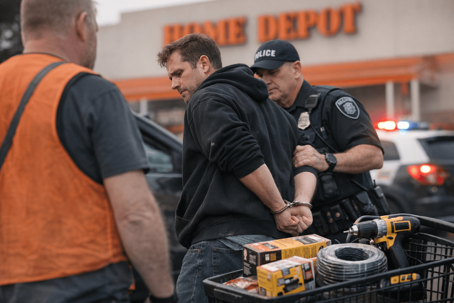 Brick Township man arrested after alleged shoplifting at Lakewood Home Depot