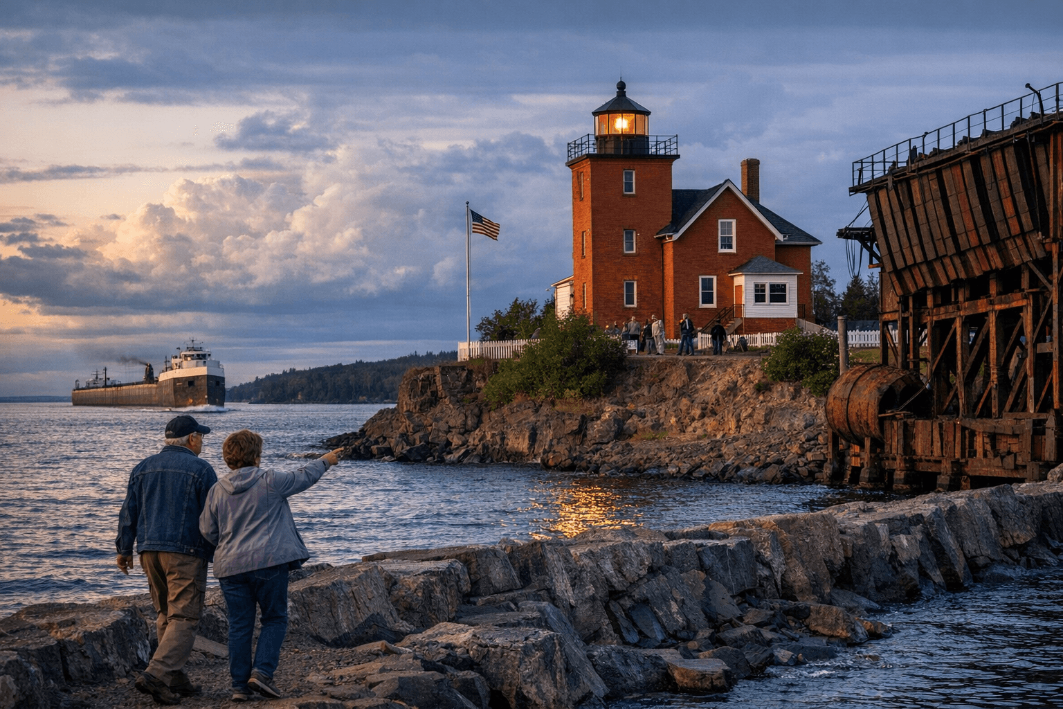 Two Harbors Lighthouse Guides Visitors to Lake County's Maritime Heritage
