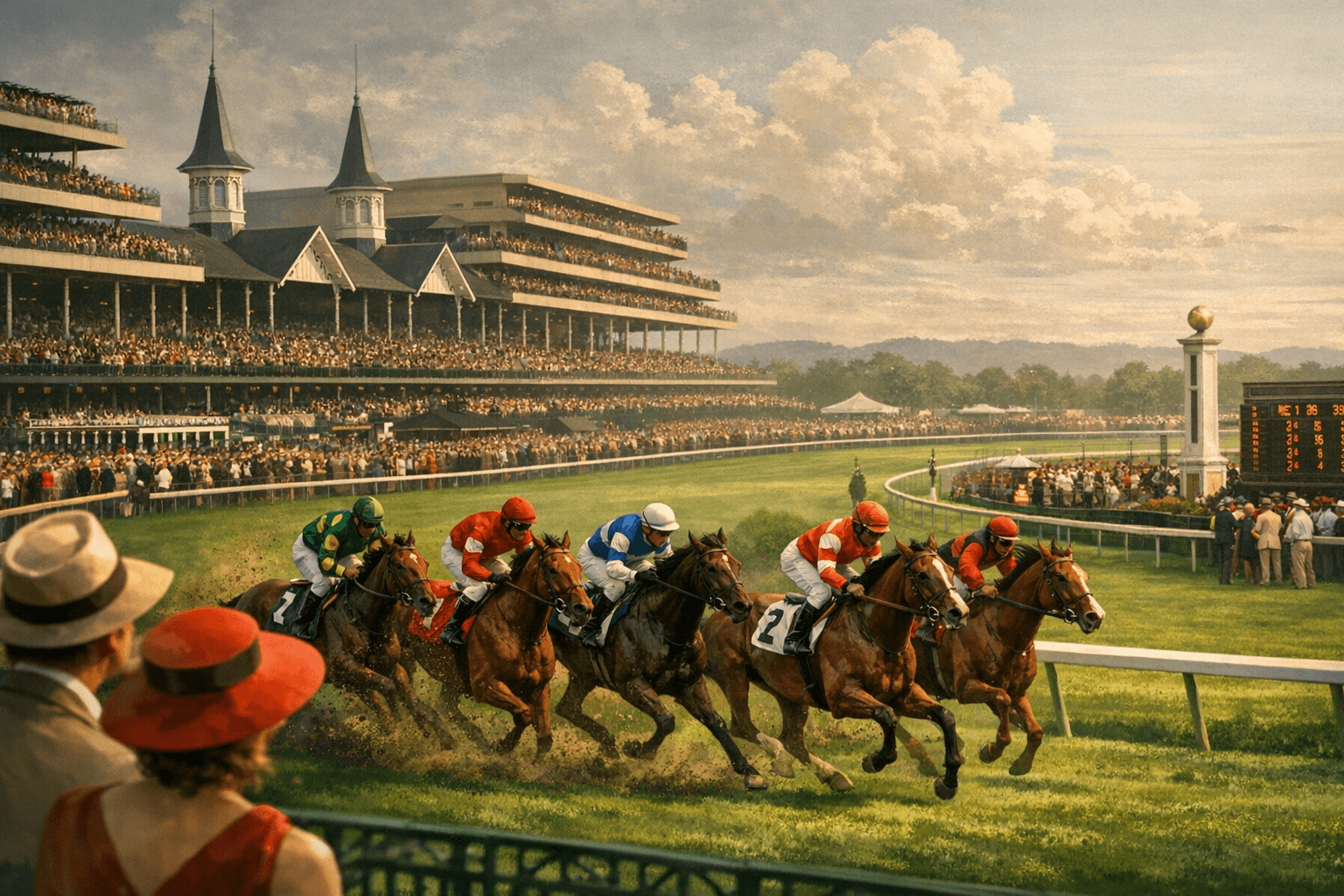Horse Racing background