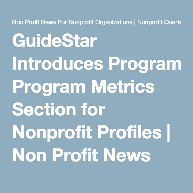 Accurate GuideStar Profile Helps A Simple Gesture Secure Funding Partners