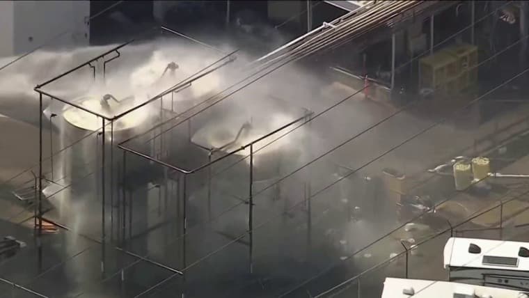 Explosion risk eases at Garden Grove chemical tank, 16,000 evacuated