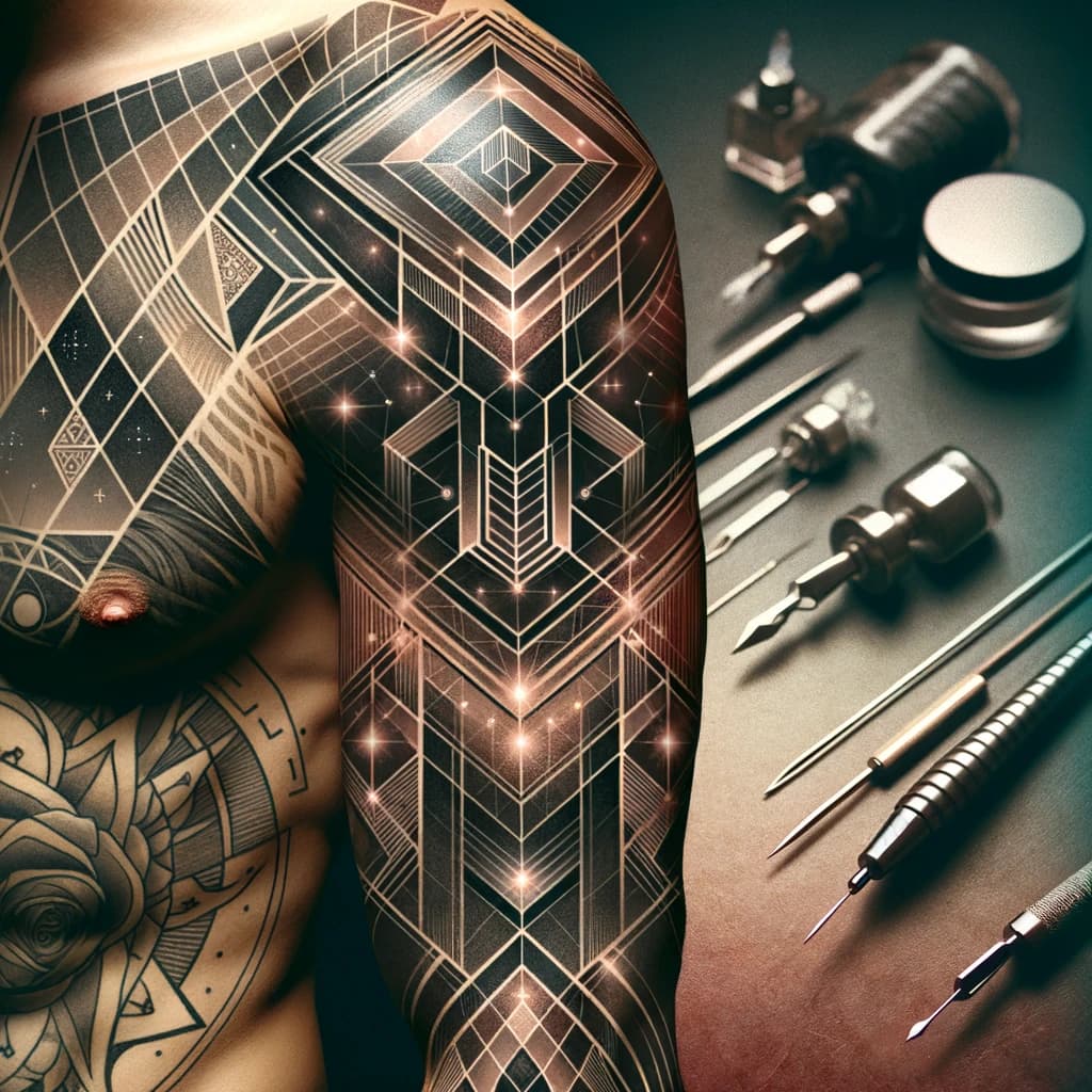 Advanced Needle, Pigment, and Stencil Techniques for Precision Geometric Tattoos